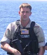 Jacob Anders somewhere off the coast of Yemen